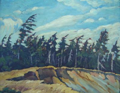 Sample artwork by William Percival Weston (1879 - 1967), known for impressionist landscape painting - View similar artists and auction records